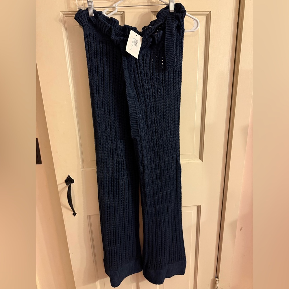 Navy Blue Women's Boot Cut Pants